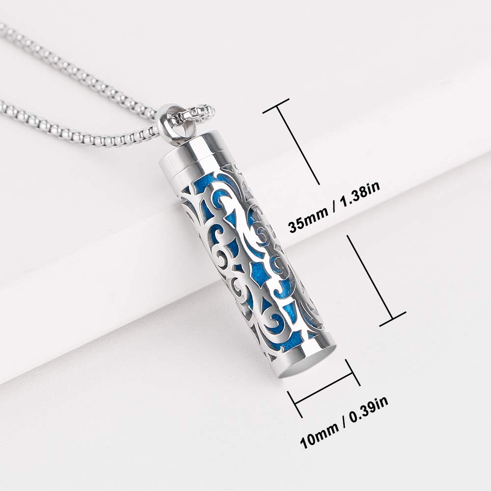 Maromalife Aromatherapy Necklace with 10 Felt Pads – Stylish Essential Oil Diffuser Pendant